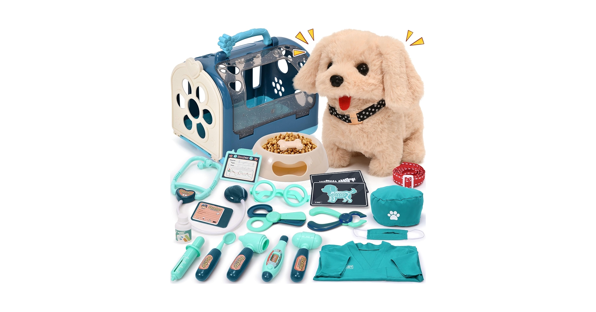 Dog vet play set
